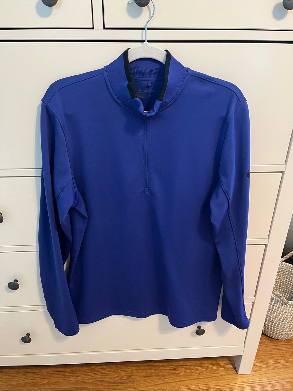 Nike Men's 1/4 Zip Performance Pullover - Blue